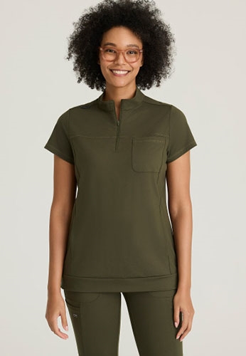 Barco One Performance Knit Women's Top – 3 Pocket Mock Neck #BOT270