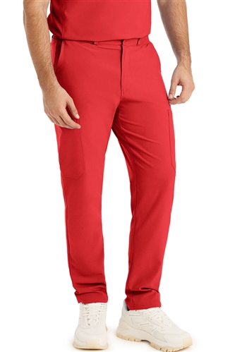 Landau Forward Men’s Cargo Scrub Pants – 8 Pockets, Rib Waist, Zip Fly