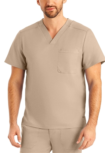 Landau ProFlex Men’s 2-Pocket V-Neck Scrub Top – Modern Fit | LT108