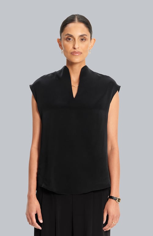 Women’s Silk Dolman V-Neck Scrub Top