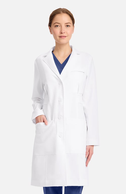 Women's Stella Princess Panel Darted 36½" Lab Coat