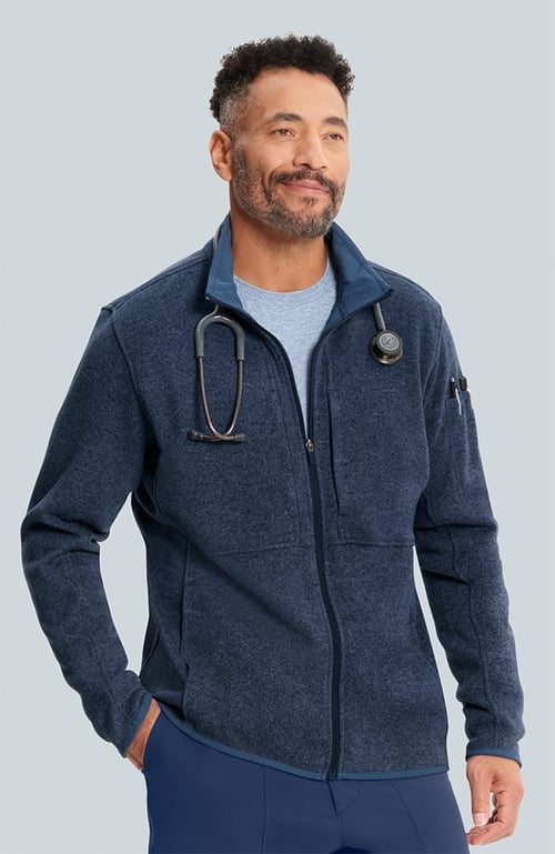 Men's Strata Performance Fleece Scrub Jacket