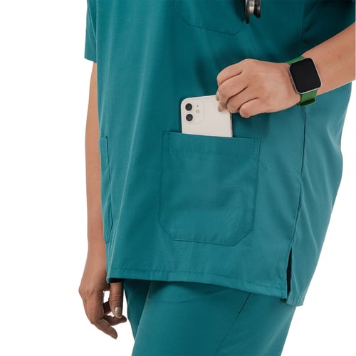 Classic Scrub for Women | V-Neck | Forest Green, classic women v-neck forest, women v-neck forest green, classic women v-neck, women v-neck forest, v-neck forest green, classic women, women v-neck, v-neck forest, classic, women, v-neck, forest, green, uncover superior medwear, superior medwear forest, medwear forest green, forest green women