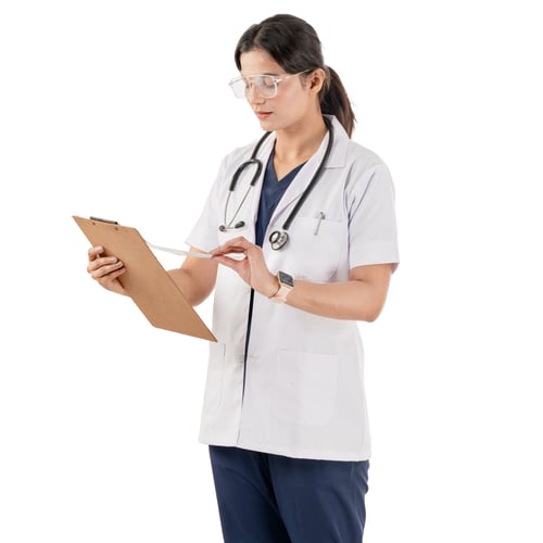 Half Sleeves Lab Coat | Women, half sleeves lab coat, sleeves lab coat women, half sleeves lab, sleeves lab coat, lab coat women, half sleeves, sleeves lab, lab coat, half, sleeves, lab, coat, women, elevate professional look, professional look medwear, look medwear half, medwear half sleeves