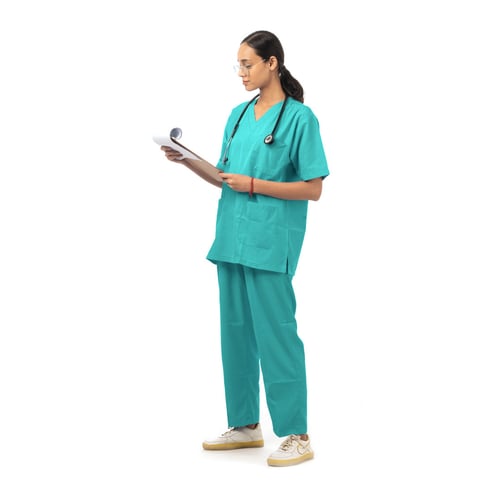 Classic Scrub for Women | V-Neck | Light Turquoise, classic women v-neck light, women v-neck light turquoise, classic women v-neck, women v-neck light, v-neck light turquoise, classic women, women v-neck, v-neck light, classic, women, v-neck, light, turquoise, elevate work attire, work attire medwear, attire medwear light, medwear light turquoise