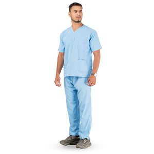 Classic Scrub for Men | V-Neck | Arctic Blue, classic men v-neck arctic, men v-neck arctic blue, classic men v-neck, men v-neck arctic, v-neck arctic blue, classic men, men v-neck, v-neck arctic, classic, men, v-neck, arctic, blue, discover ultimate comfort, ultimate comfort durability, comfort durability arctic, durability arctic blue