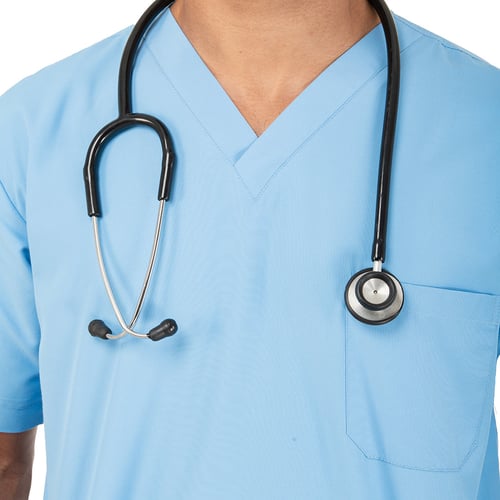 Classic Scrub for Men | V-Neck | Arctic Blue, classic men v-neck arctic, men v-neck arctic blue, classic men v-neck, men v-neck arctic, v-neck arctic blue, classic men, men v-neck, v-neck arctic, classic, men, v-neck, arctic, blue, discover ultimate comfort, ultimate comfort durability, comfort durability arctic, durability arctic blue