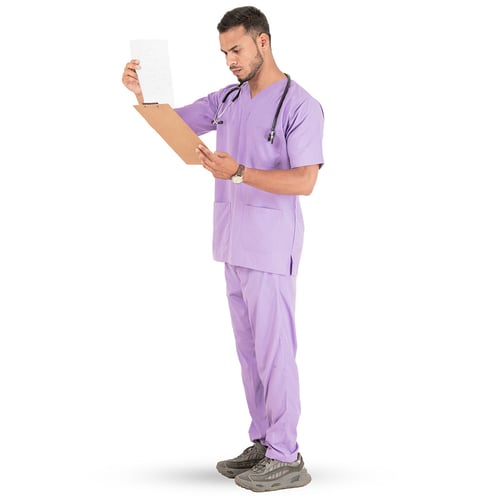 Classic Scrub for Men | V-Neck | Opera Mauve, classic men v-neck opera, men v-neck opera mauve, classic men v-neck, men v-neck opera, v-neck opera mauve, classic men, men v-neck, v-neck opera, classic, men, v-neck, opera, mauve, elevate work attire, work attire medwear, attire medwear classic, medwear classic opera