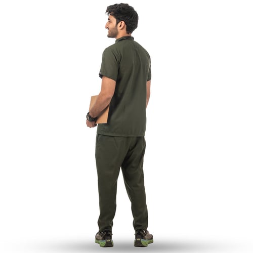 Classic Scrub for Men | Round-Neck | Olive Green, classic men round-neck olive, men round-neck olive green, classic men round-neck, men round-neck olive, round-neck olive green, classic men, men round-neck, round-neck olive, classic, men, round-neck, olive, green, redesign professional look, professional look medwear, look medwear olive, medwear olive green