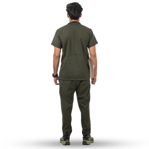 Classic Scrub for Men | Round-Neck | Olive Green, classic men round-neck olive, men round-neck olive green, classic men round-neck, men round-neck olive, round-neck olive green, classic men, men round-neck, round-neck olive, classic, men, round-neck, olive, green, redesign professional look, professional look medwear, look medwear olive, medwear olive green
