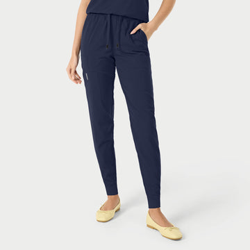 YUNA Women's ABC Cargo Jogger Scrub Pant, yuna women abc cargo, women abc cargo jogger, yuna women abc, women abc cargo, abc cargo jogger, yuna women, women abc, abc cargo, yuna, women, abc, cargo, jogger, jogger leg knit, leg knit covered, knit covered elastic, covered elastic waistband