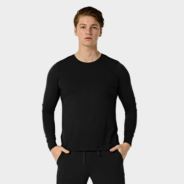 Men's Crew Neck Long Sleeve Tee, men crew neck long, crew neck long sleeve, neck long sleeve tee, men crew neck, crew neck long, neck long sleeve, long sleeve tee, men crew, men, crew, neck, long, sleeve, tee, crewneck buttery-soft feel, buttery-soft feel additional, feel additional length