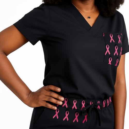 Pink Awareness Women’s Scrub Top – Breast Cancer Ribbon, Comfortable Medical Uniform, pink awareness women breast, awareness women breast cancer, women breast cancer ribbon, breast cancer ribbon comfortable, pink awareness women, awareness women breast, women breast cancer, breast cancer ribbon, pink, awareness, women, breast, cancer, ribbon, comfortable, elevate work wardrobe, work wardrobe our