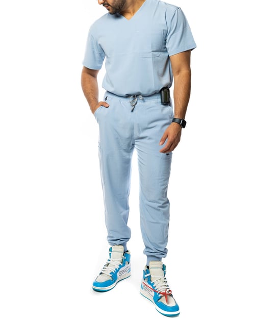 Men's Scrub Top, men, papii andrew wearing, andrew wearing size, wearing size incredibly, size incredibly soft, incredibly soft lightweight, soft lightweight material, lightweight material one, material one chest, papii, andrew, wearing, size, incredibly, soft, lightweight, material