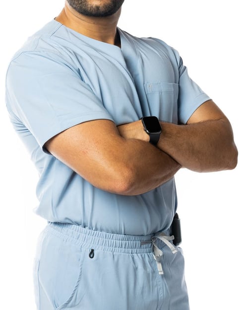 Men's Scrub Top, men, papii andrew wearing, andrew wearing size, wearing size incredibly, size incredibly soft, incredibly soft lightweight, soft lightweight material, lightweight material one, material one chest, papii, andrew, wearing, size, incredibly, soft, lightweight, material